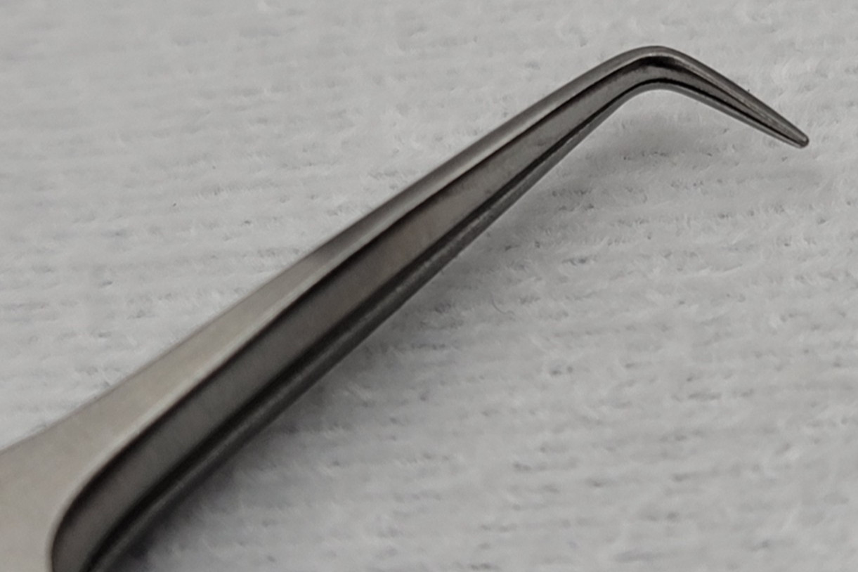 ASSI Micro Forceps JFA-5C 11cm Length 90° Tip