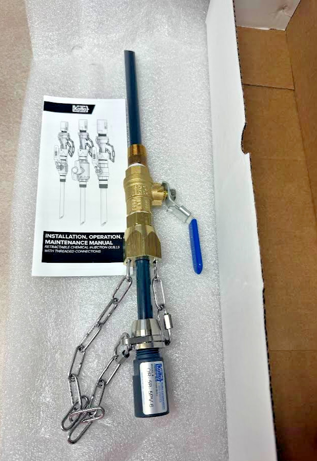 Koflo QR-.5B-.5PV-6 Retractable Chemical Injection Quill 1/2″ PVC New