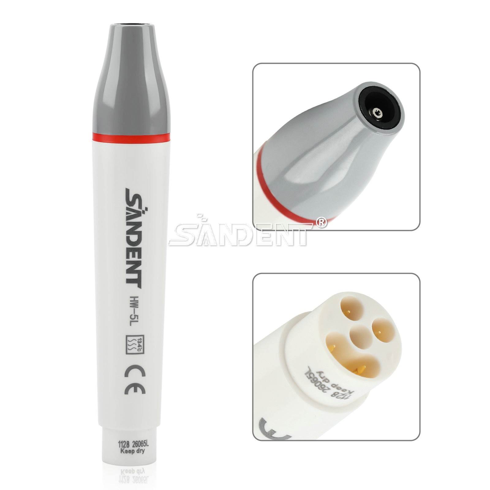 4xFit Woodpecker HW-5L Dental Ultrasonic Scaler LED Handpiece Compatible EMS USA
