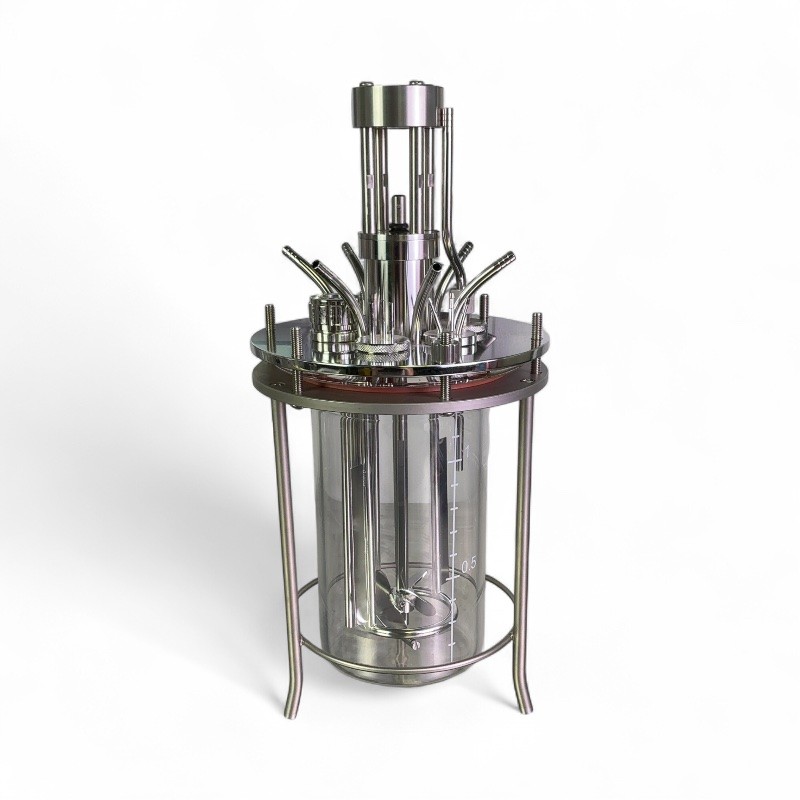 Sartorius Applikon Biotechnology -1/0.5 Barg Bioreactor Vessel Headplate & Stand
