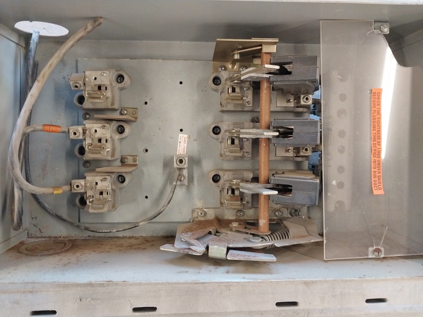 Federal Pacific Electric No Sp1136 100 Amps 600 Volts 3 Poles Fusible Switch