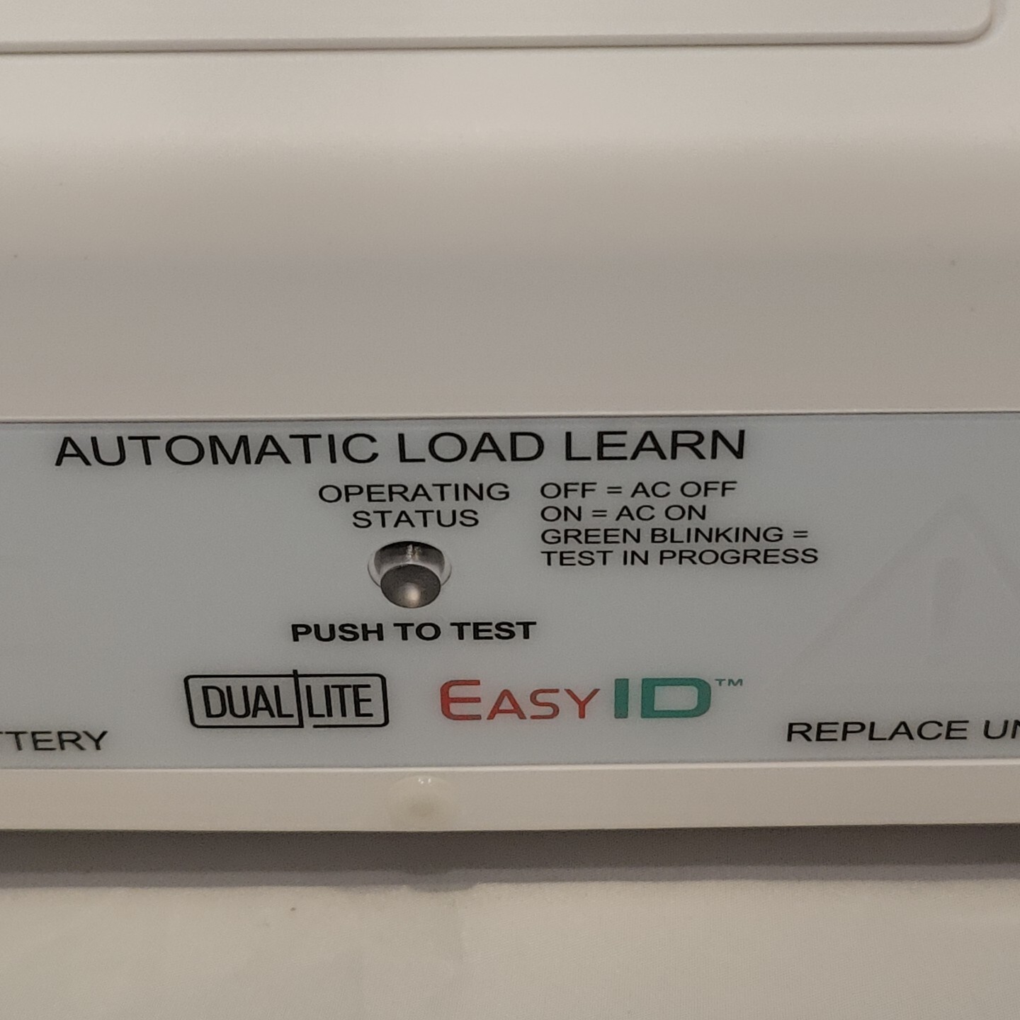 Dual Lite Emergeny LED Light EVHC6IDP-WM, White, Mounting Plate Sold Seperately.