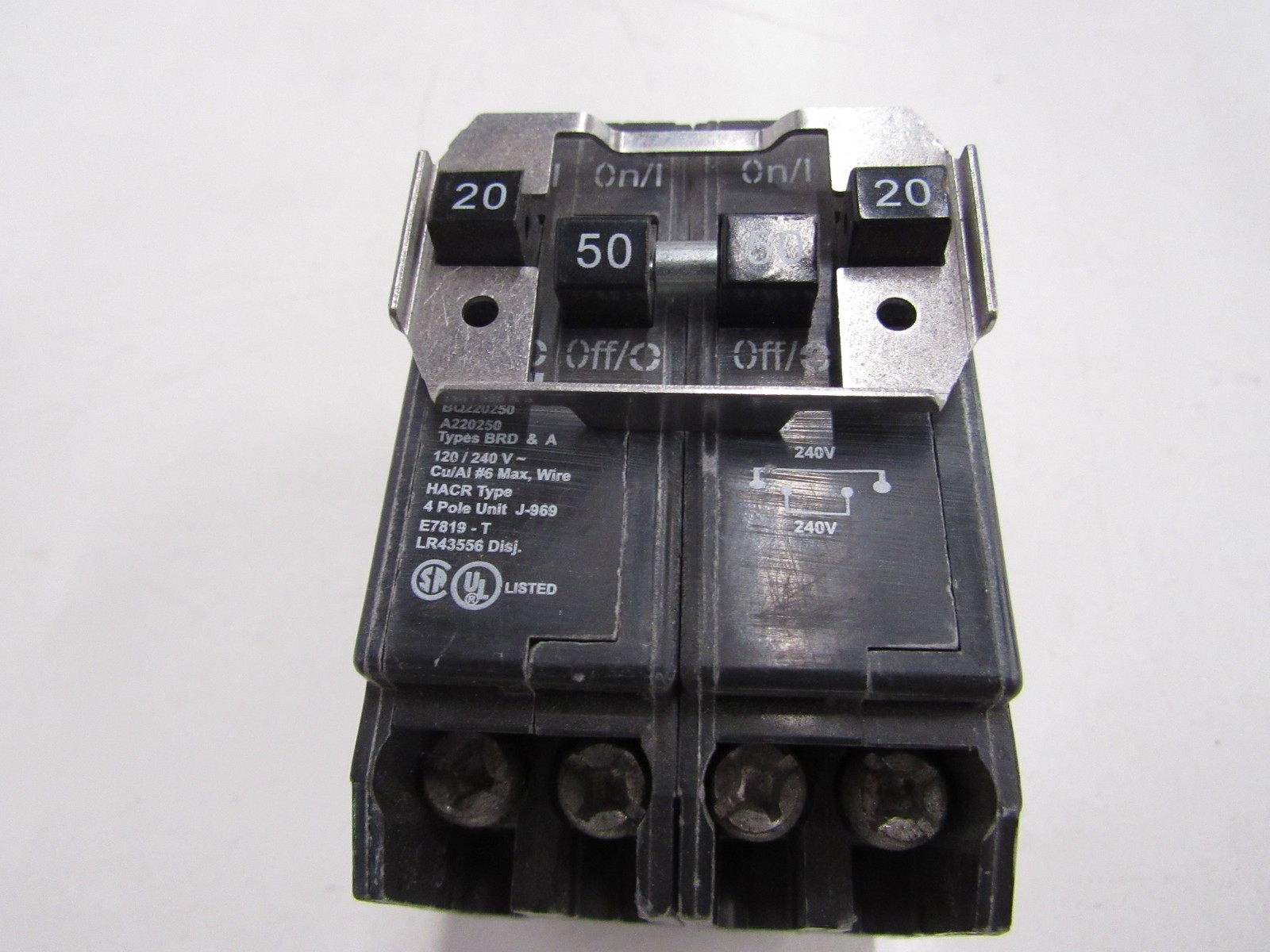 Eaton BQ220250 Miniature Circuit Breakers (MCBs)