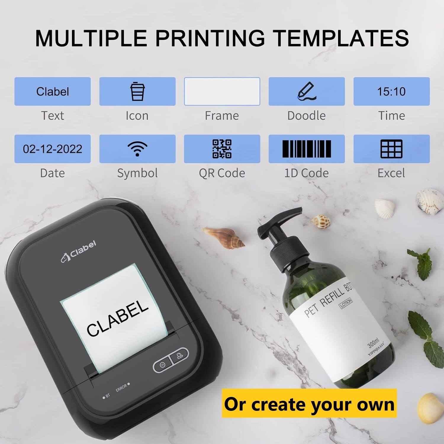 NEW Thermal USB label/receipt printer 600 FREE Labels Inventory Control Barcode