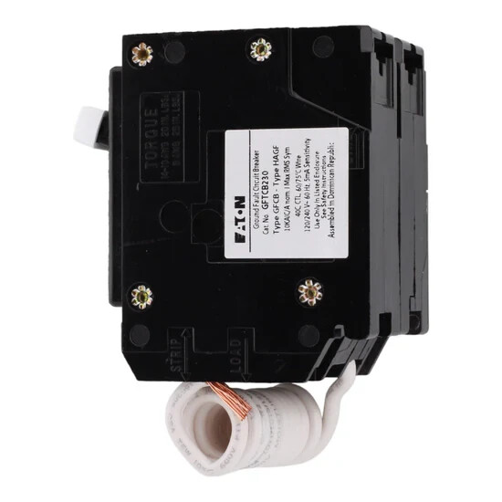 NEW Eaton GFTCB230 Circuit Breaker Ground Fault 2 Pole 30A GFCI