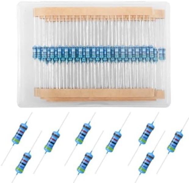 150pcs Metal Film Resistor 47K Ohm 1/2 Watt 0.5 Watt 1 Tolerance Fixed Resistors