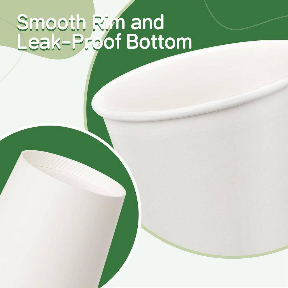 2.2 In. White Disposable Paper Hot Coffee Cups Disposable Tableware 400 per Case