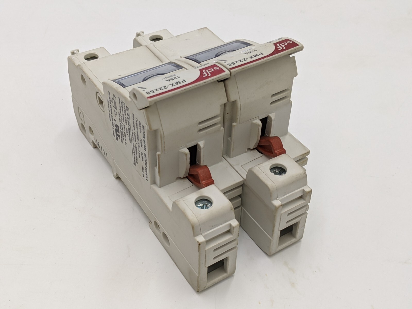 DF PMX-22×58 Fuse Holder 125A 690V 2P 125 Amp 690 Volt 2 Pole Din Rail