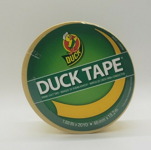 Duck Colored Duct Tape – 1.88″ Width X 60 Ft Length – 1 / Roll – Yellow New!