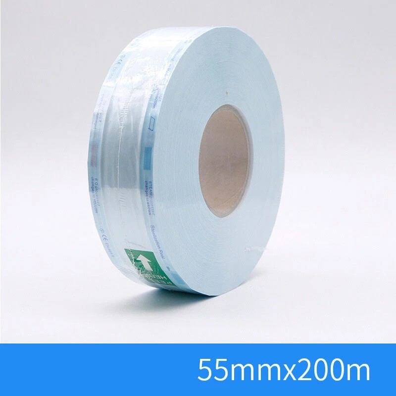 Dental Sterilization Bag For Sealing Machine Oral Tools Packing Bag 200M/Roll