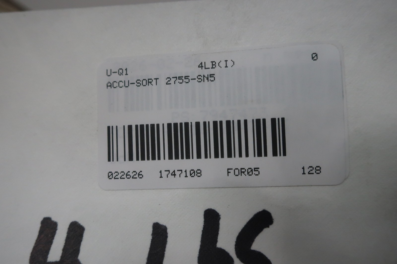 Accu-sort 2755-SN5 Bar Code Scanner