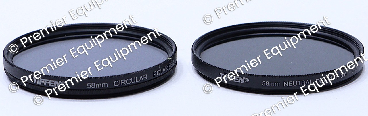 * TIFFEN 52mm 72mm UV PROTECTORS 58mm POLARIZER 58mm NEUTRAL DENSITY