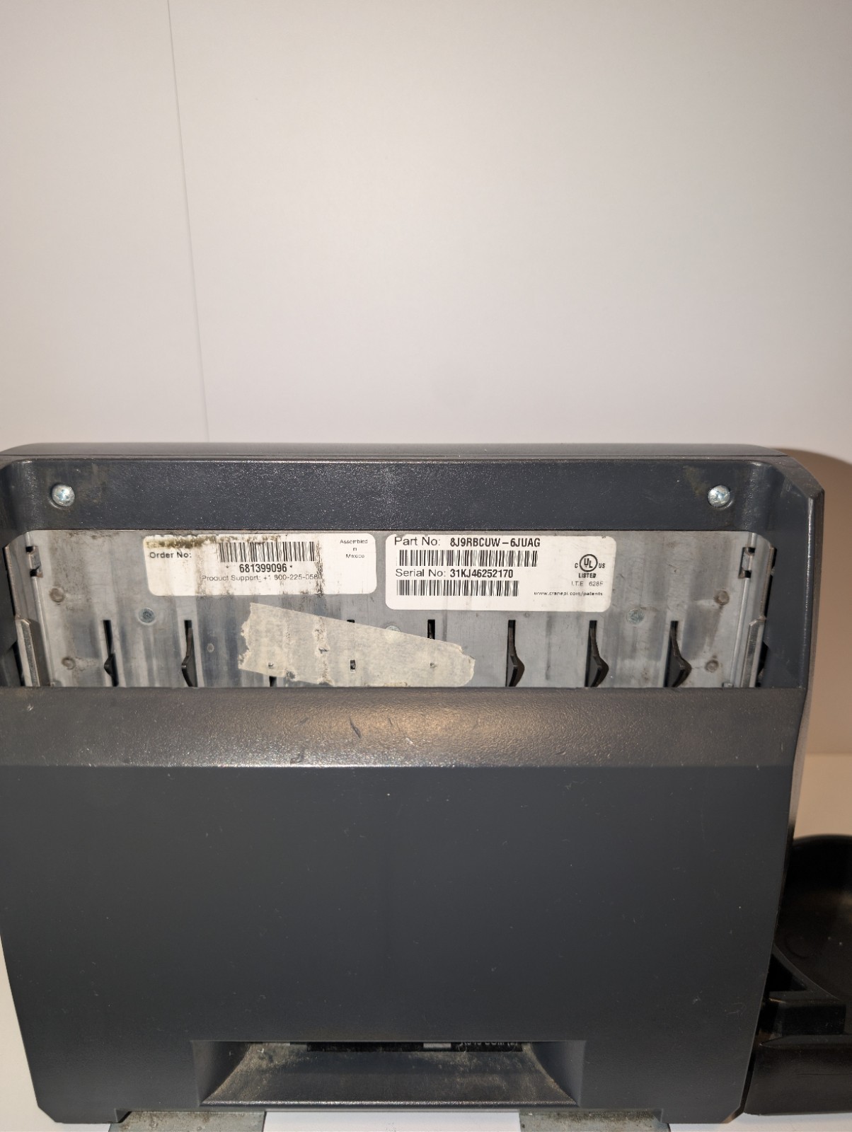 T-2 T-FLEX COIN DISPENSER W/Power Adapter, Ethernet Adapter, and Working