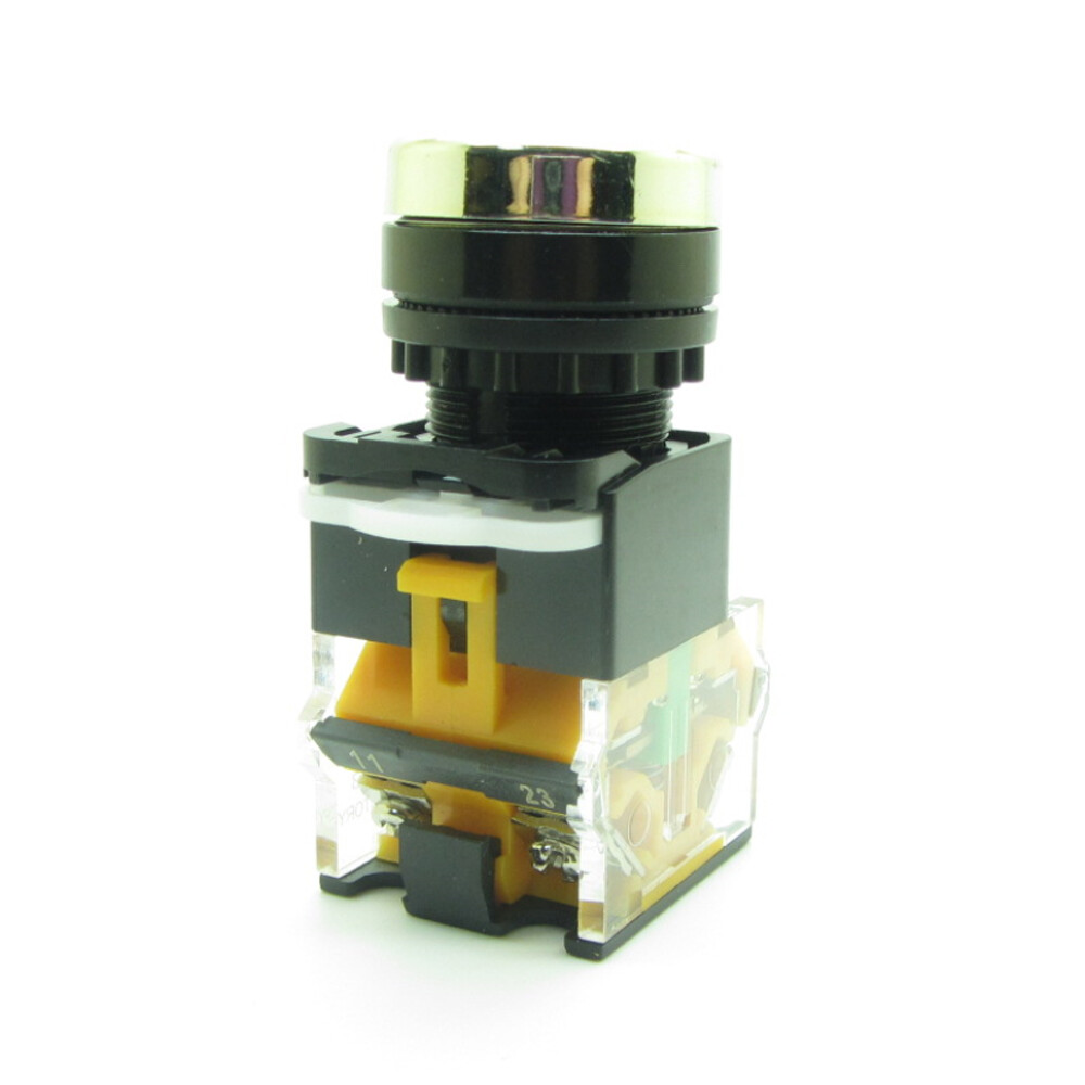 Press Push Button Switch Power Starter Round Panel 22mm Momentary Latching 10A