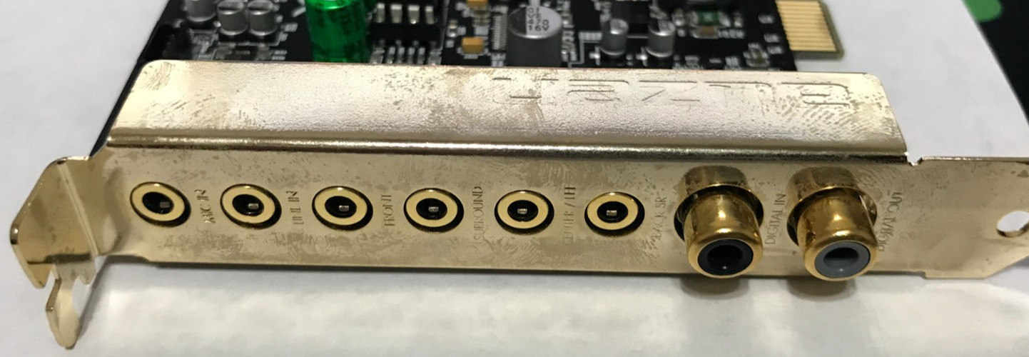 X-Meridian 7.1 2G Fever sound card supports Win1064
