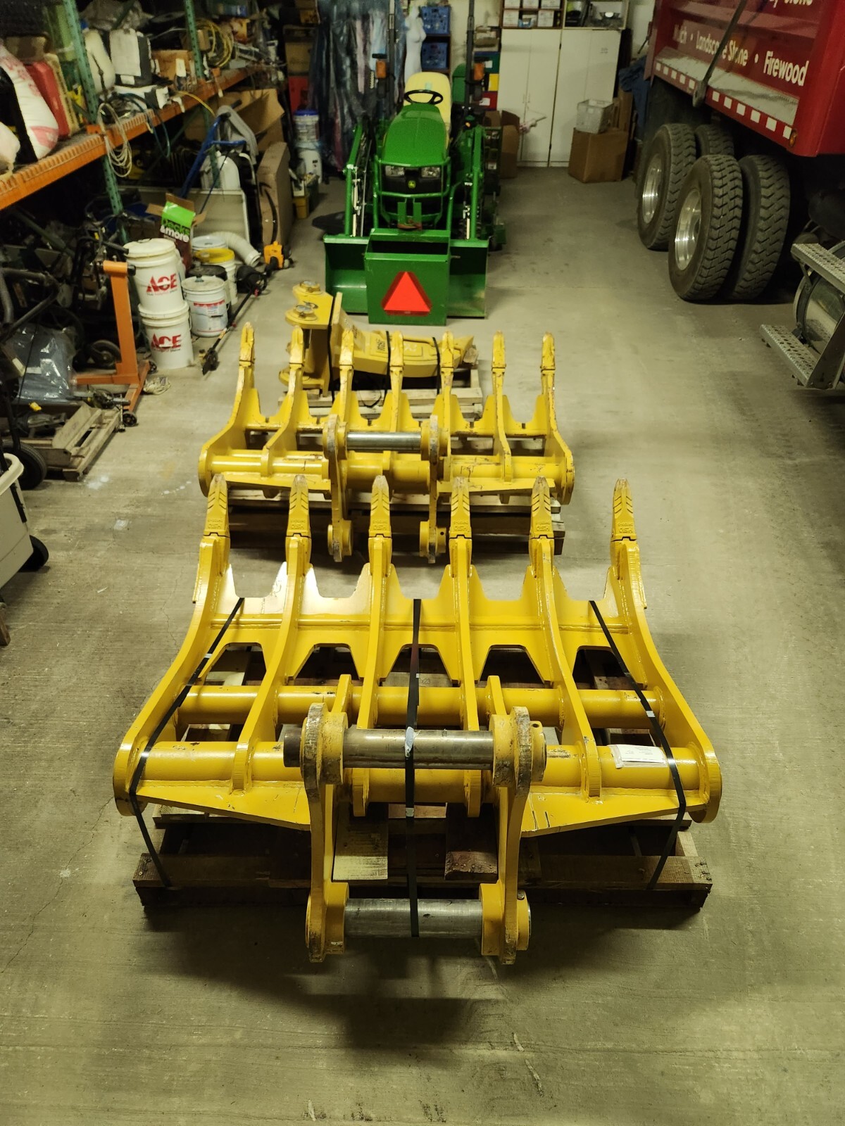 66″ Caterpillar 336 DB Linkage Root Rake CAT Excavator Stump Demo 90mm 100mm Pin