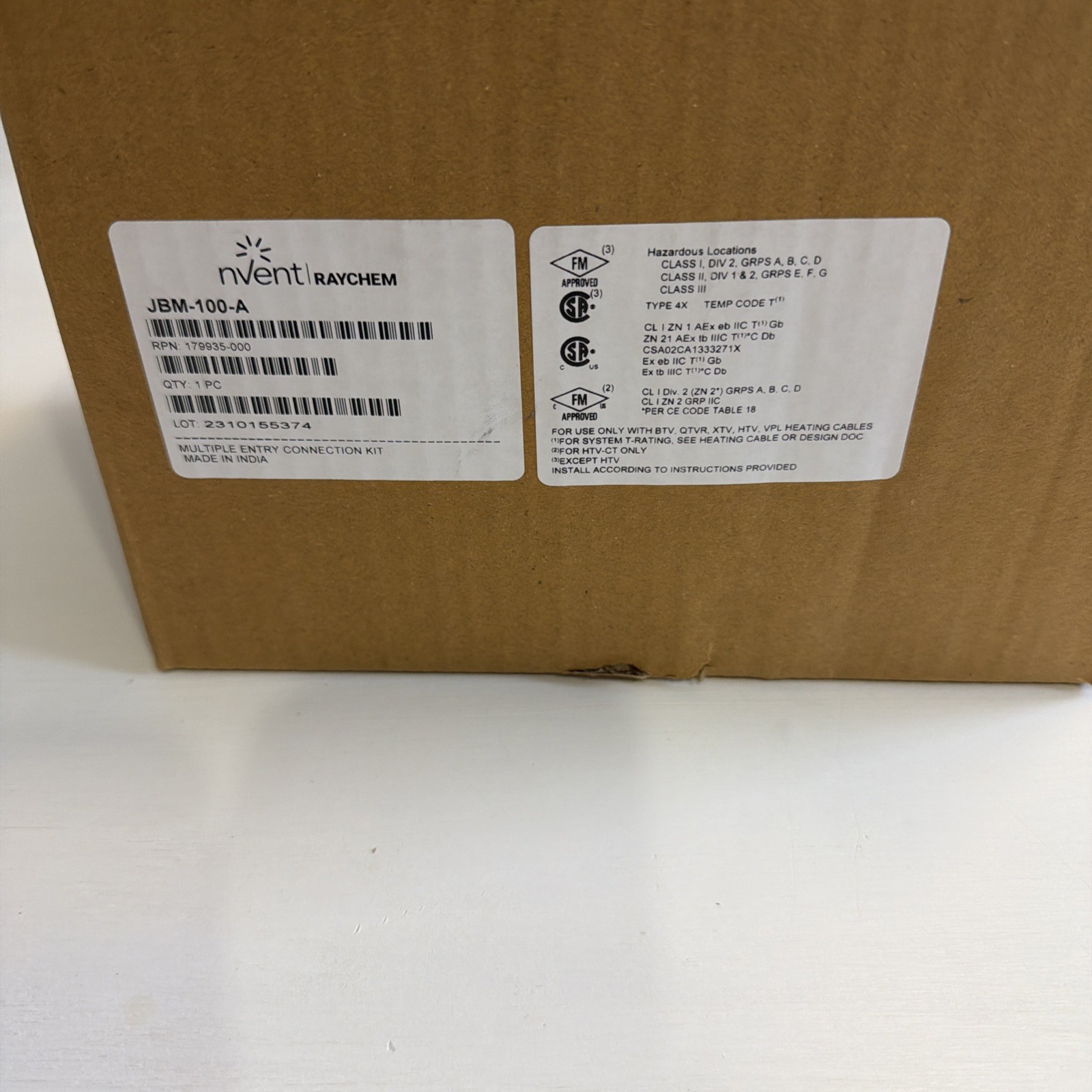 NEW RAYCHEM JBM-100-A MULTIPLE ENTRY CONNECTION KIT