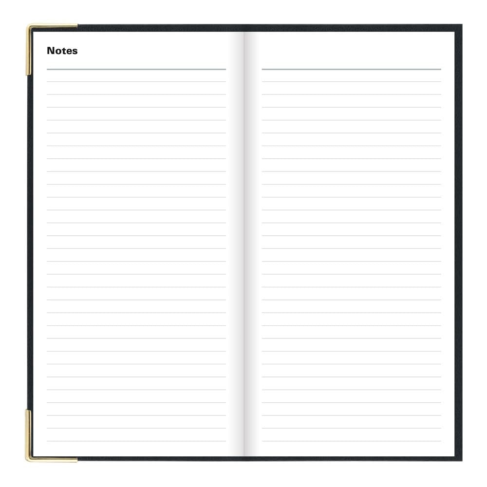 Letts of London® 2026 Classic Weekly/Monthly Planner, 6.625″ x 3.25″, Black