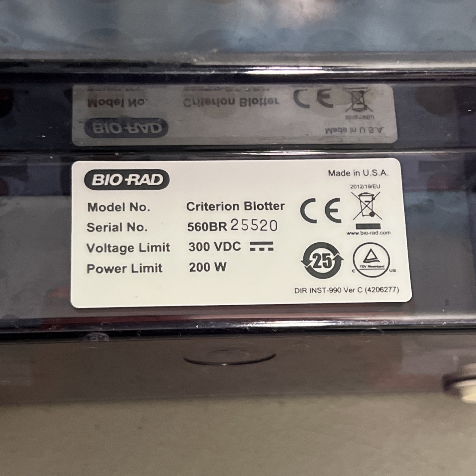Bio-Rad 560BR Criterion Blotter Electrophoresis Cell Biorad Trans Blot Protean