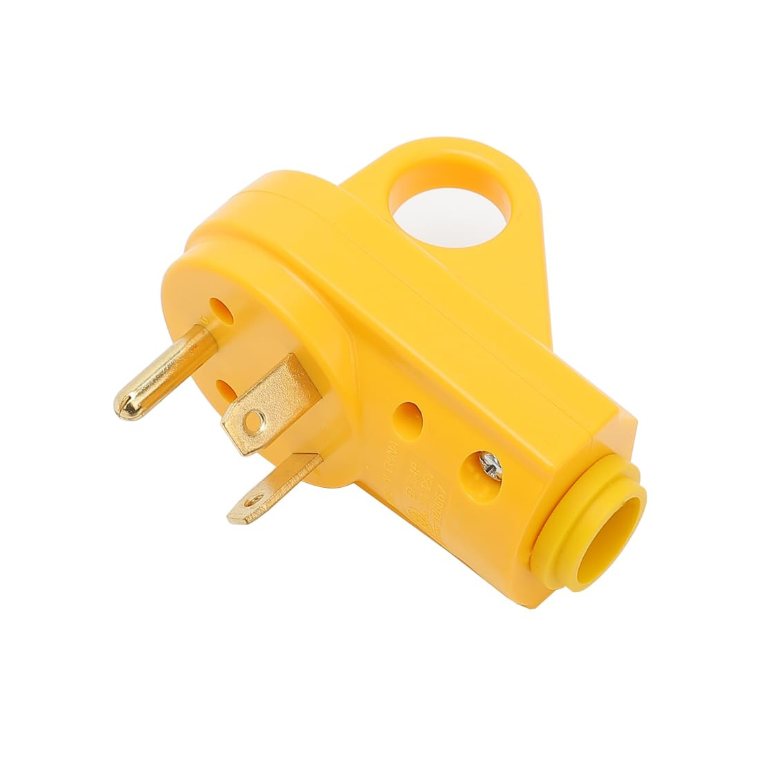 Nema TT-30P 30A 12V Male Plug,30Amp Heavy Duty RV Replacement Plug, 30AMP Plug f