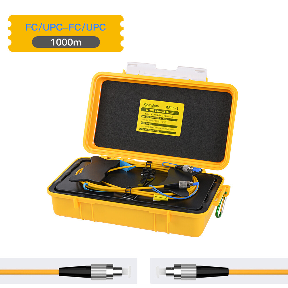 1000M Singlemode Fiber Optic OTDR Launch Cable Boxs Multi Connectors For Choose