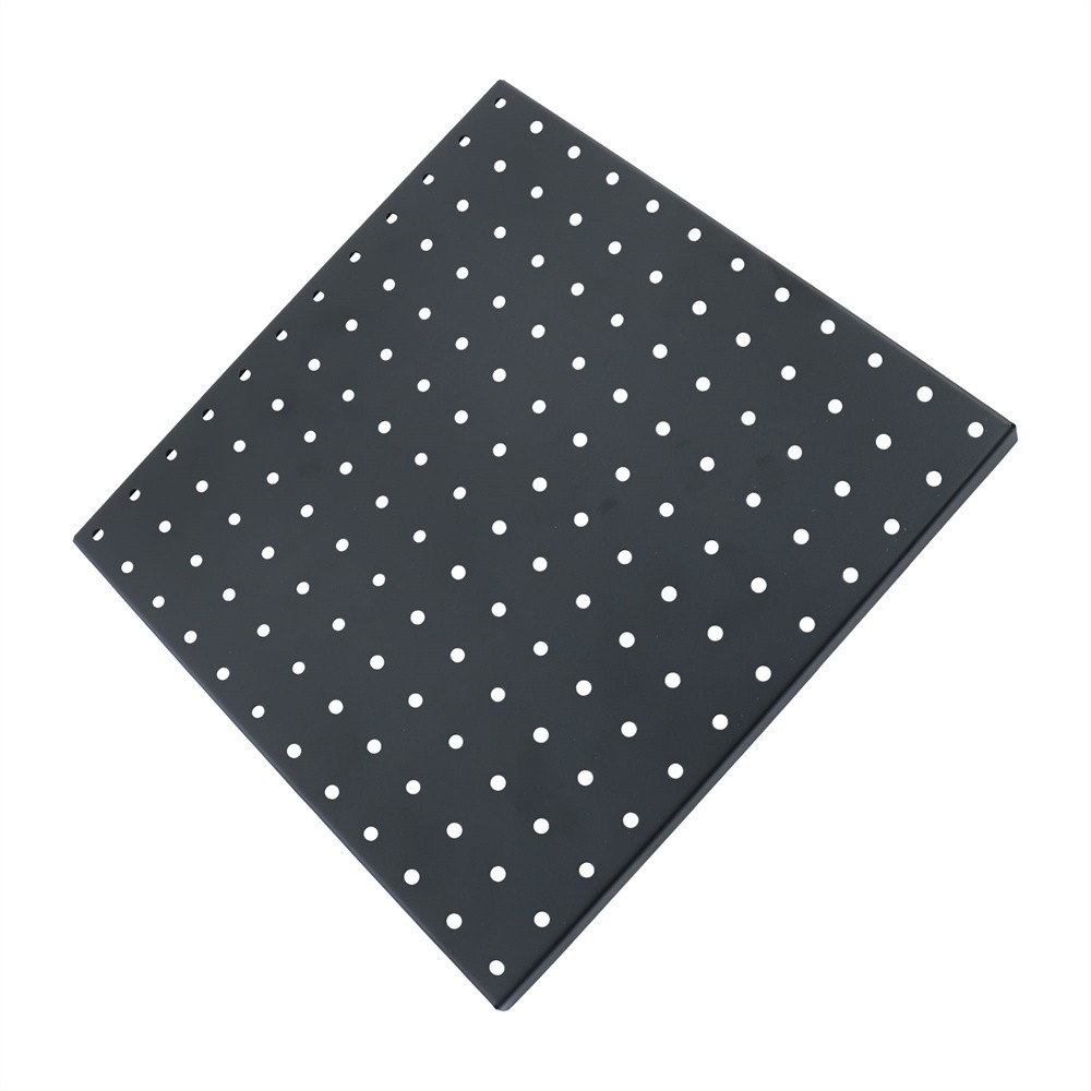 4 Packs Metal Pegboards Black Peg Boards Wall For Office Garage Basement Craft