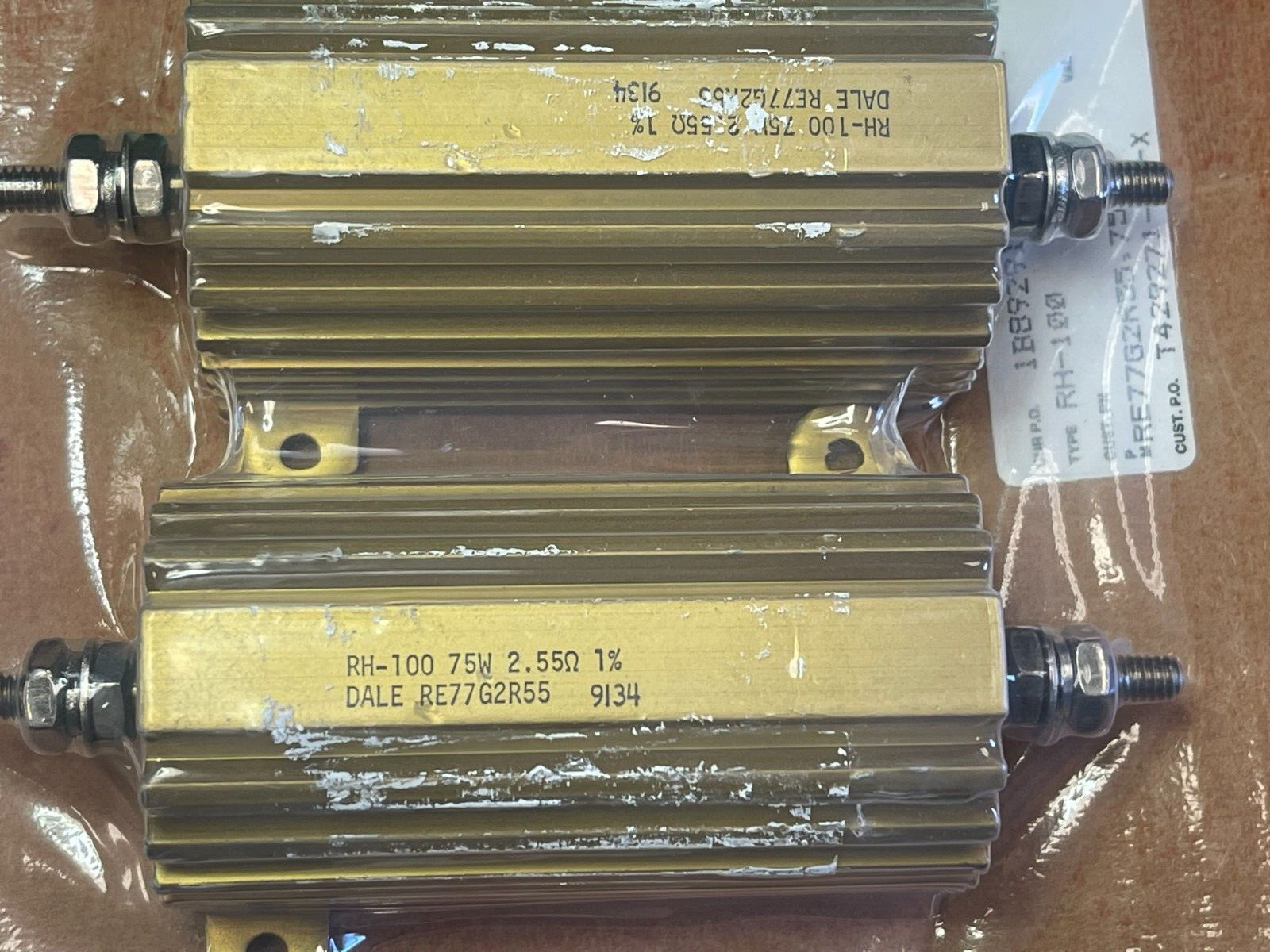 Dale RH-100 75W Mountable Power Resistor ( NEW )