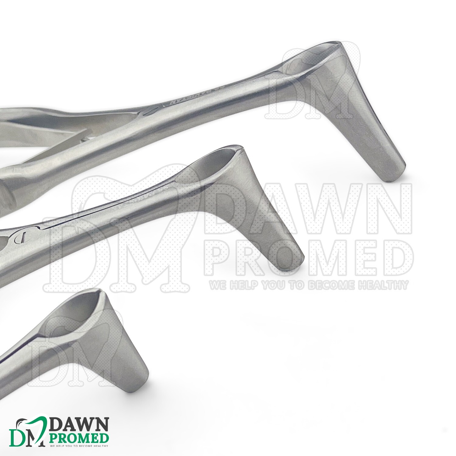 Vienna Nasal Speculum 3 Pcs Set (S/M/L) 5.75″ Long Diagnostic ENT Instruments