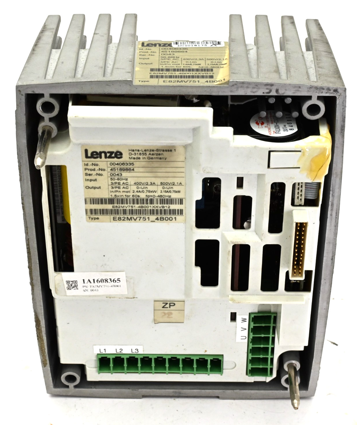 Lenze E82MV751-4B001 Motec Inverter 3 PHASE, 0.75 KW / 1.02 HP