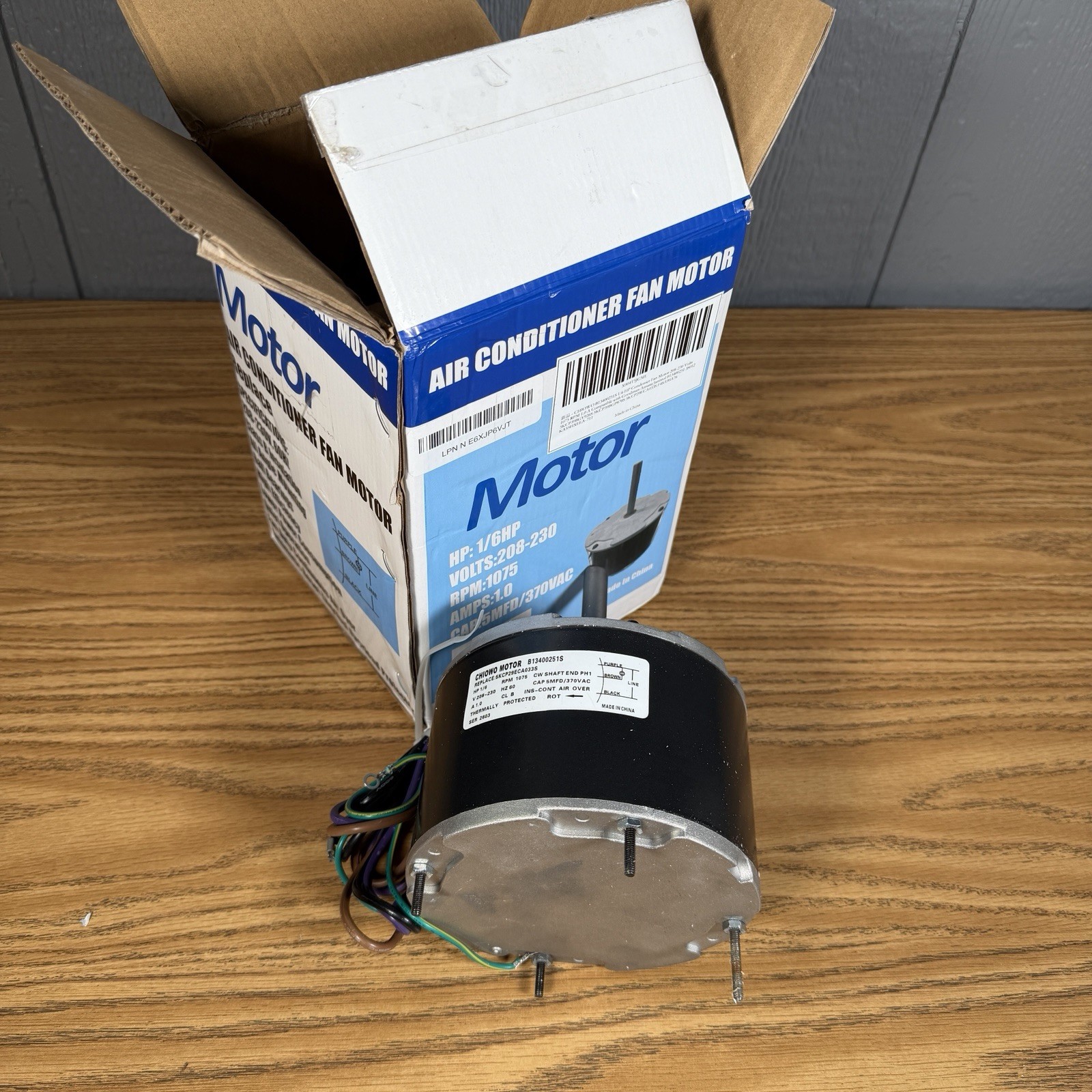 B13400251S Goodman Air Conditioner Condenser Fan Motor Replace 5KCP29ECA033S