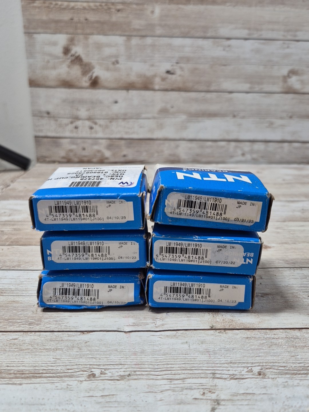Lot Of 6 4t-LM11949/LM11910 BEARING NTN