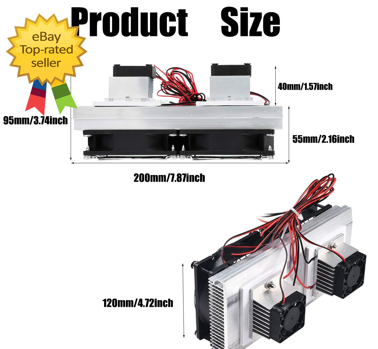 Mini Air Conditioner DC 12V DIY Thermoelectric Peltier Refrigeration Cooling Sys