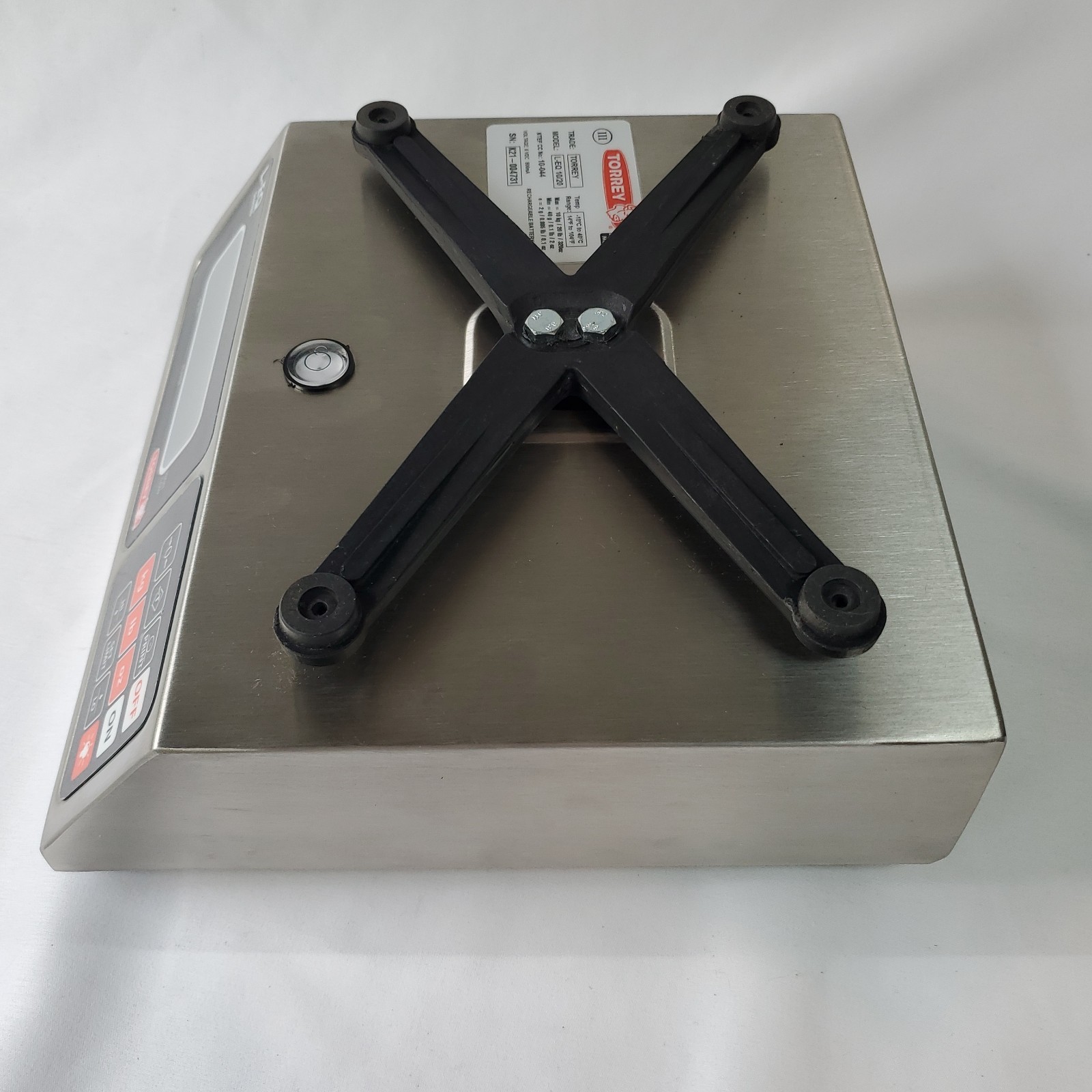 TORREY NTEP L-EQ Series 10/20 Legal-For-Trade Precision Portion Scale W/ Battery