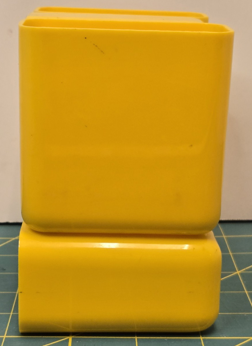 VTG HOF Yellow Modular Plastic Desk Organizer 5 Storage Drawers #7412 Hong Kong