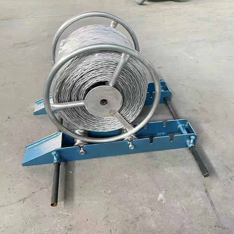 Heavy Duty Cable Drum Roller Stand Cable Reel Dispenser for reels 11.8-47.2″ OD