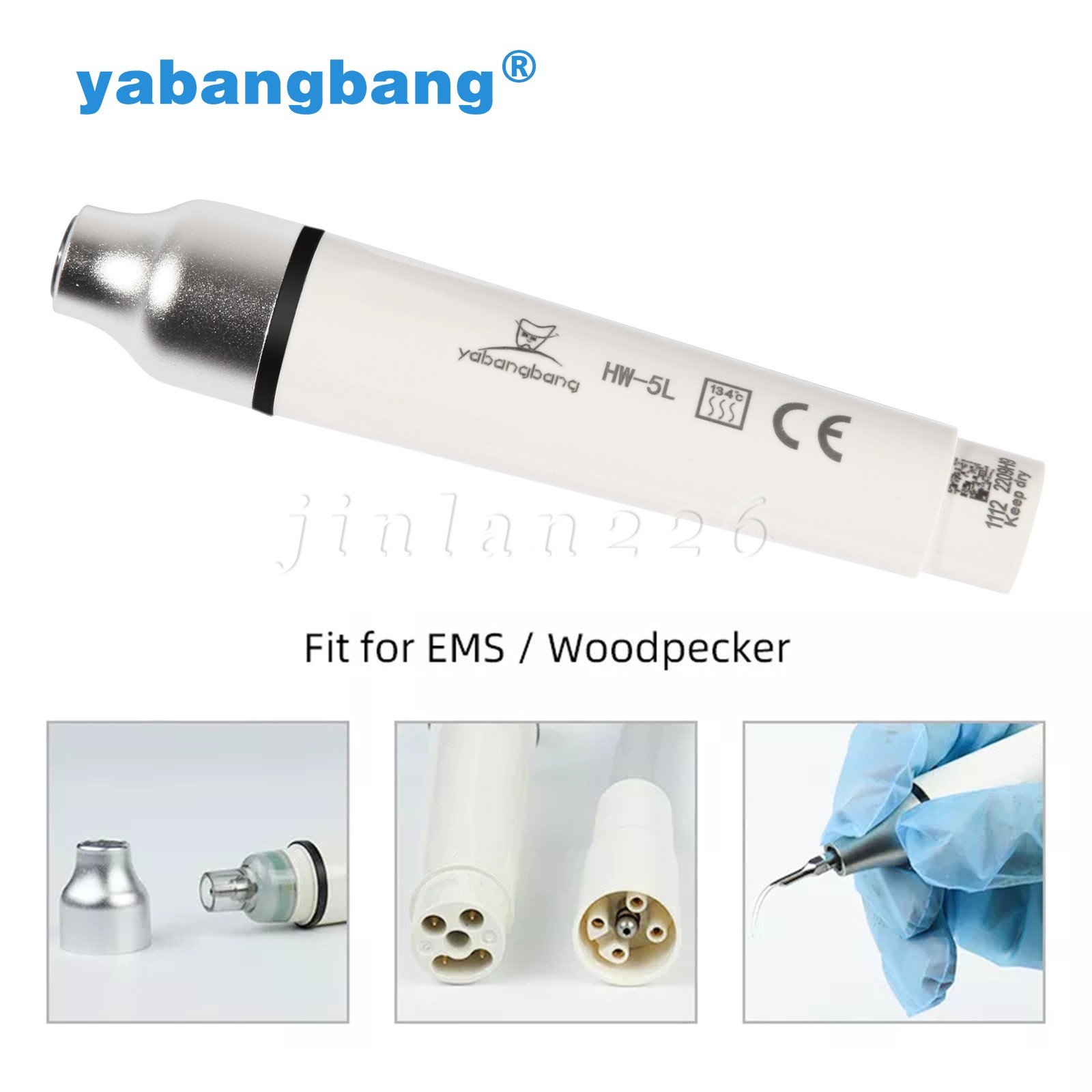 HW-6L Dental Ultrasonic Scaler Handpiece with LED Fit EMS SATELEC NSK