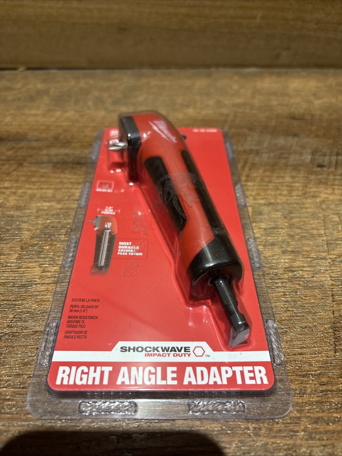 Milwaukee Shockwave 48-32-2390 Right Angle Adapter – Red