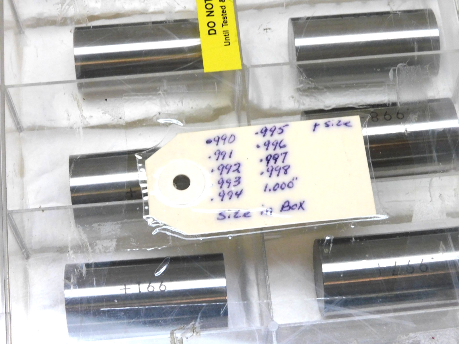 No Name Gage Pin Set Sizes .990 – 1.000 Lot of 11