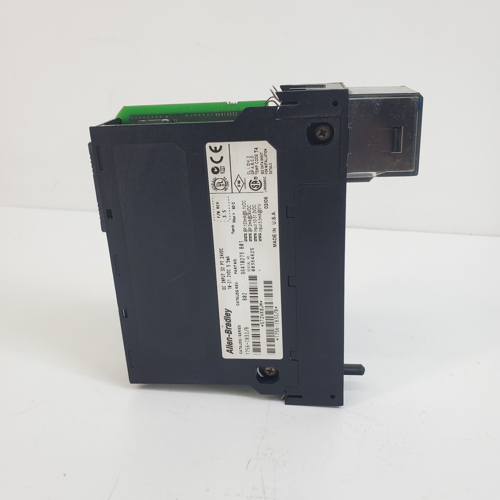 Allen Bradley 1756-IB32/B B02 32-PT 24VDC Input Module 96410273
