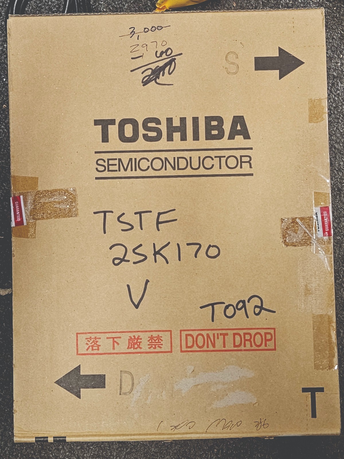 Qty 8 2SK170V Toshiba J-FETs – NEW – “V” / Violet Grade 12-20mA