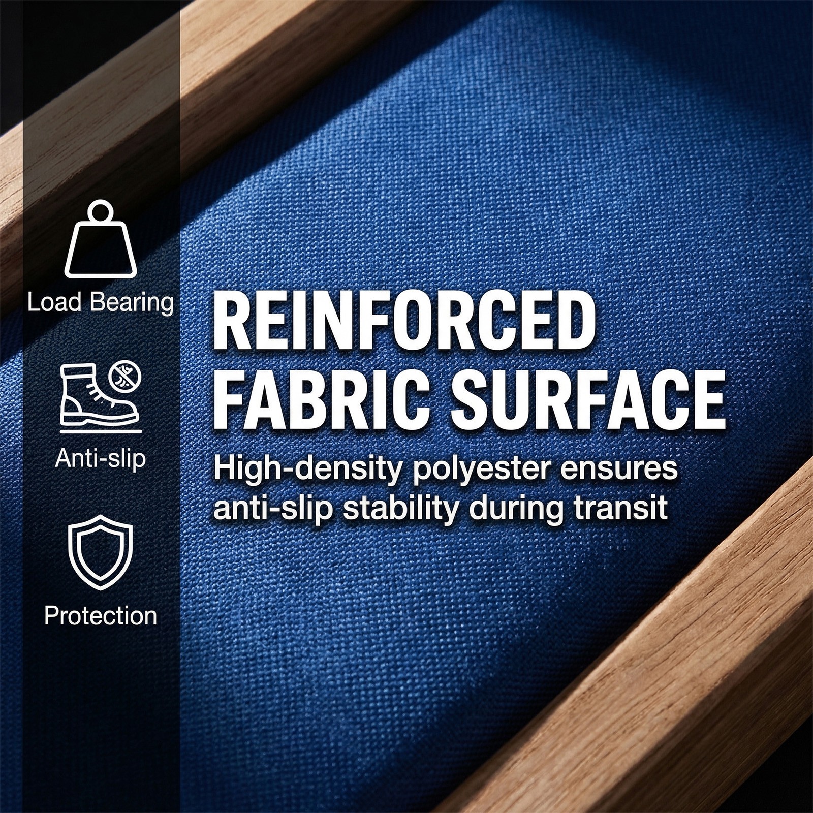 6′ Safety Board – Piano Moving Pad Skid Board – Equipment Movers (Blue)