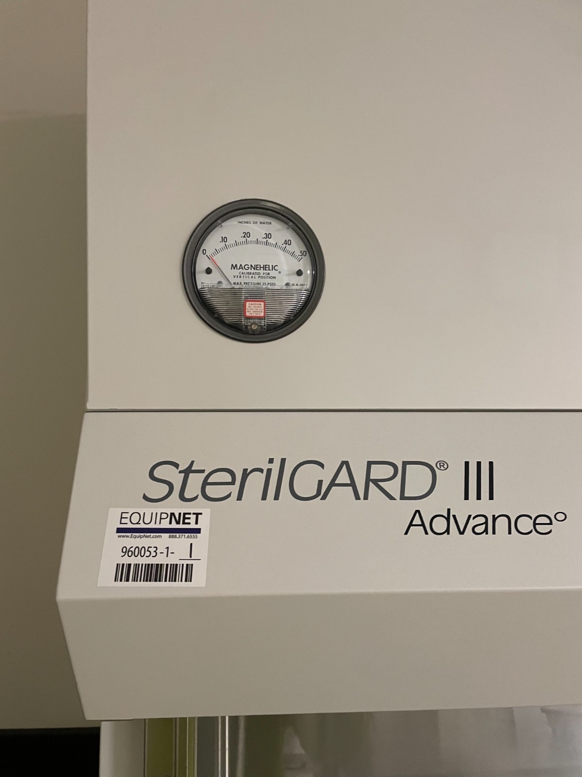 6Ft Baker SterilGard III Advance SG603 A/B3 Laboratory Biological Safety Cabinet