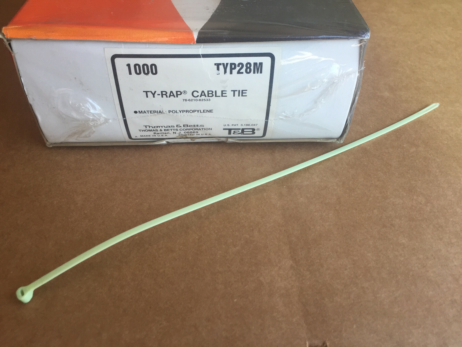 T&B TYP28M POLYPROYLENE CABLE TIE 14″ FACTORY PACK OF 1000