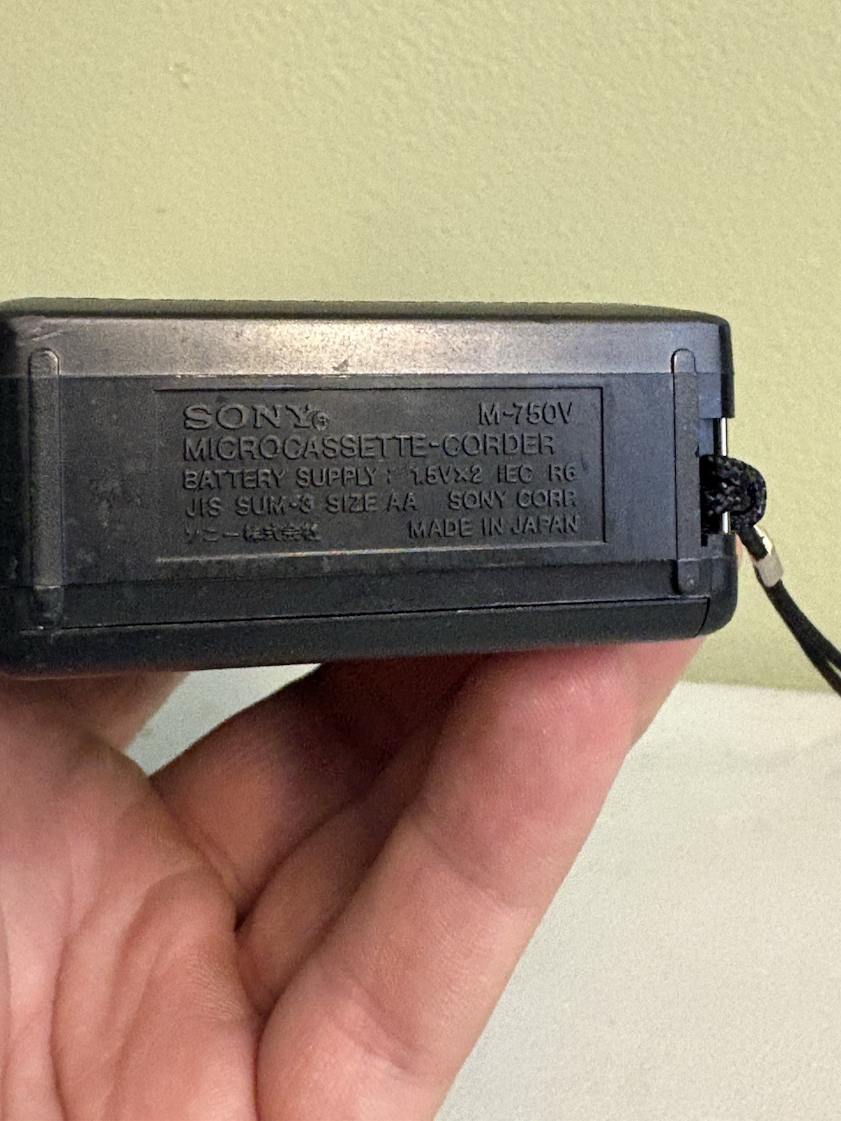 Sony M-750v Voice Operated Recording Micro recorder
