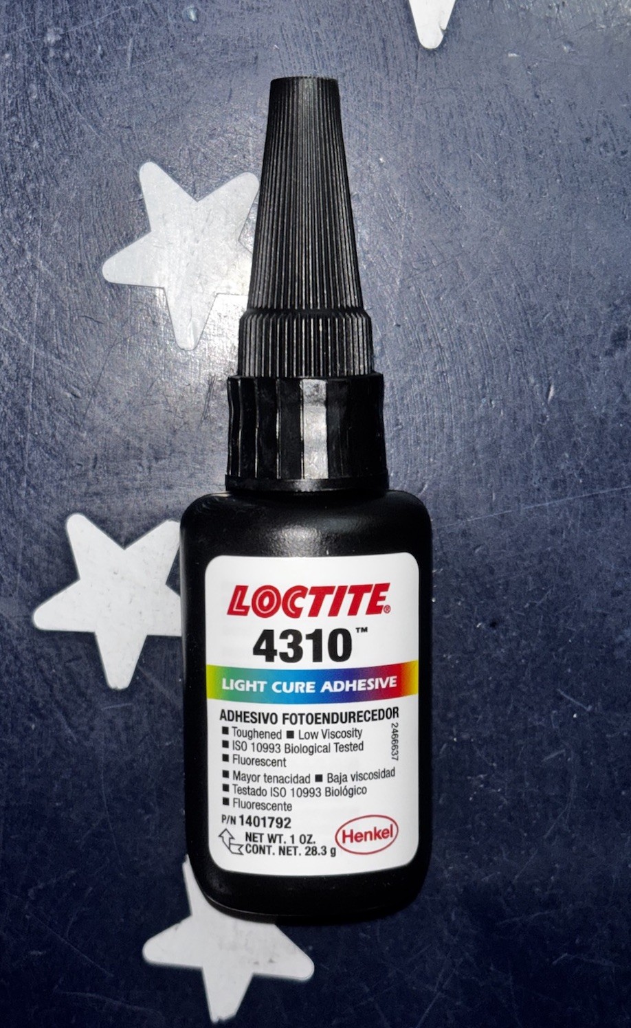 Loctite 4310 Light Cure Adhesive 1 OZ 28.3g 1401792 ONE BOTTLE