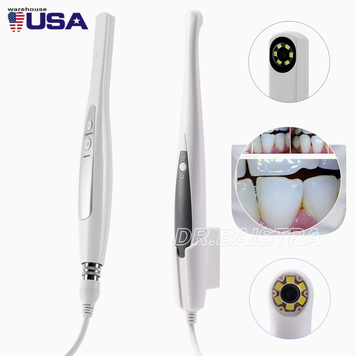 Dental Intraoral Camera Digital USB Imaging Intra Oral 6 LED Light Auto-Focus