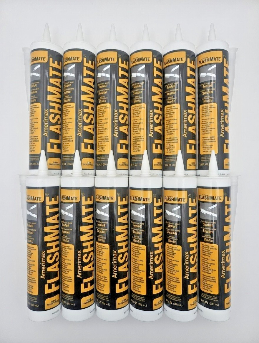 Amerimax Home Products FlashMate 10 oz. Clear Flashing Sealant (12PK)