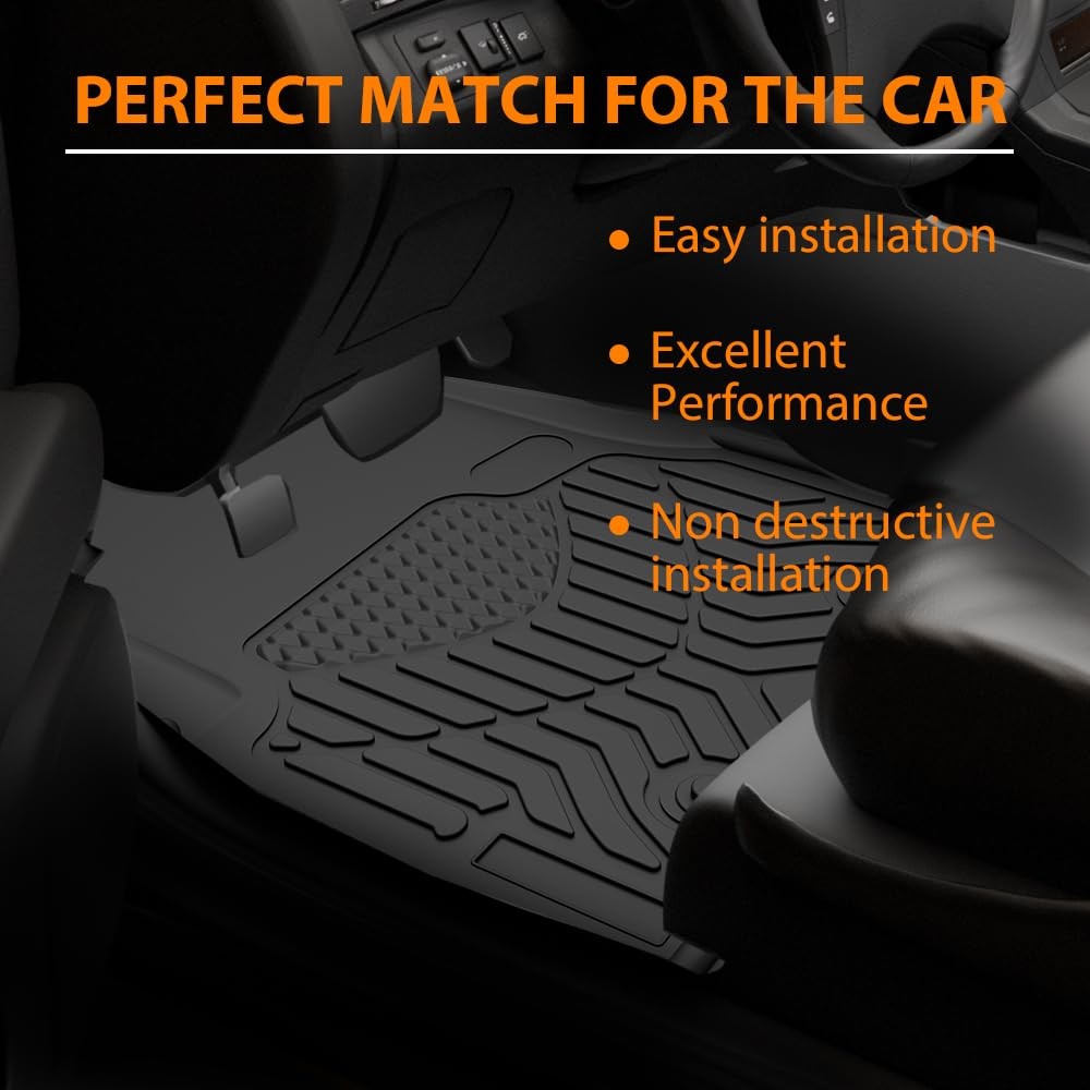 TPE Floor Mats Fit Kenworth T600 2006-2007, T660 2007-2017