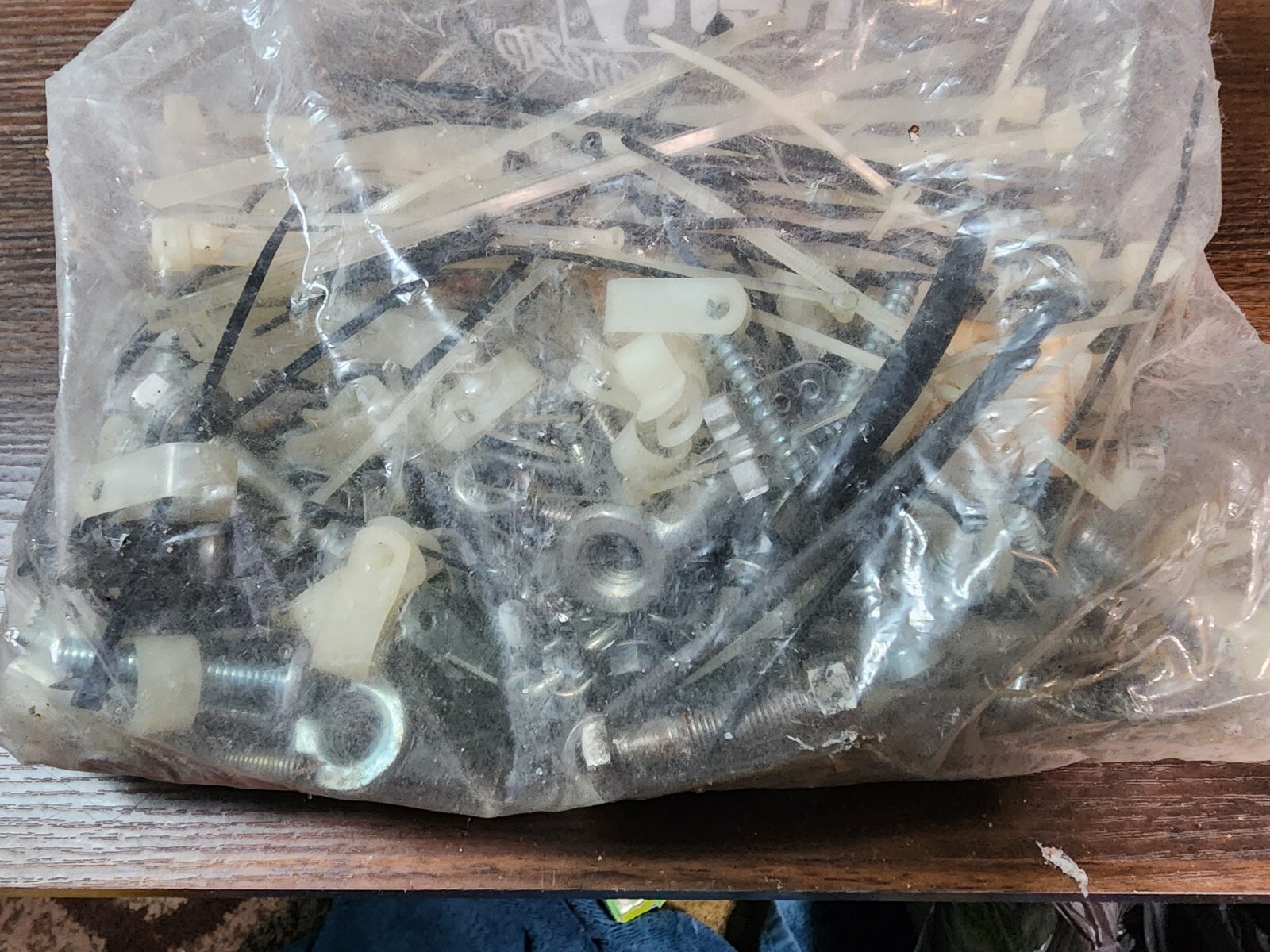 2.3 lbs. hex bolts, zip ties, nuts