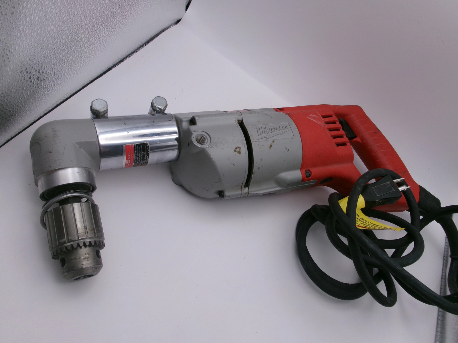 Milwaukee 1107-1 Drill 120V 500RPM 1/2″ D-Handle Keyed Right Angle PARTS/AS IS